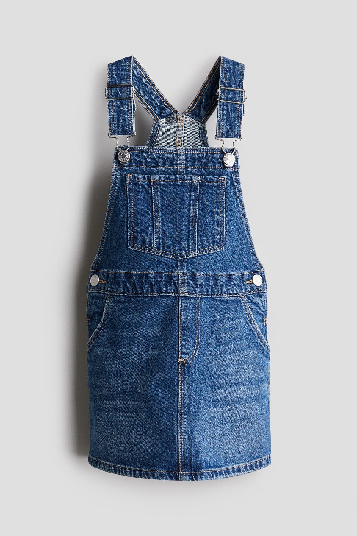 Denim Dungaree Dress
